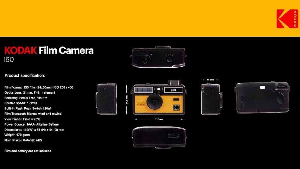 cámara Kodak i60
